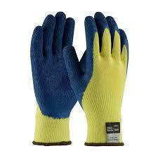 Kevlar Knit Gloves, PVC Dots On 1 Side, M, Dozen